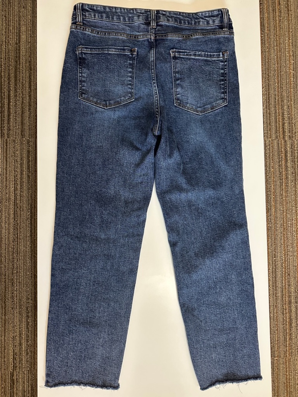 Oat New York Straight Leg Jeans in Deep Blue Wash - Picture 3 of 3